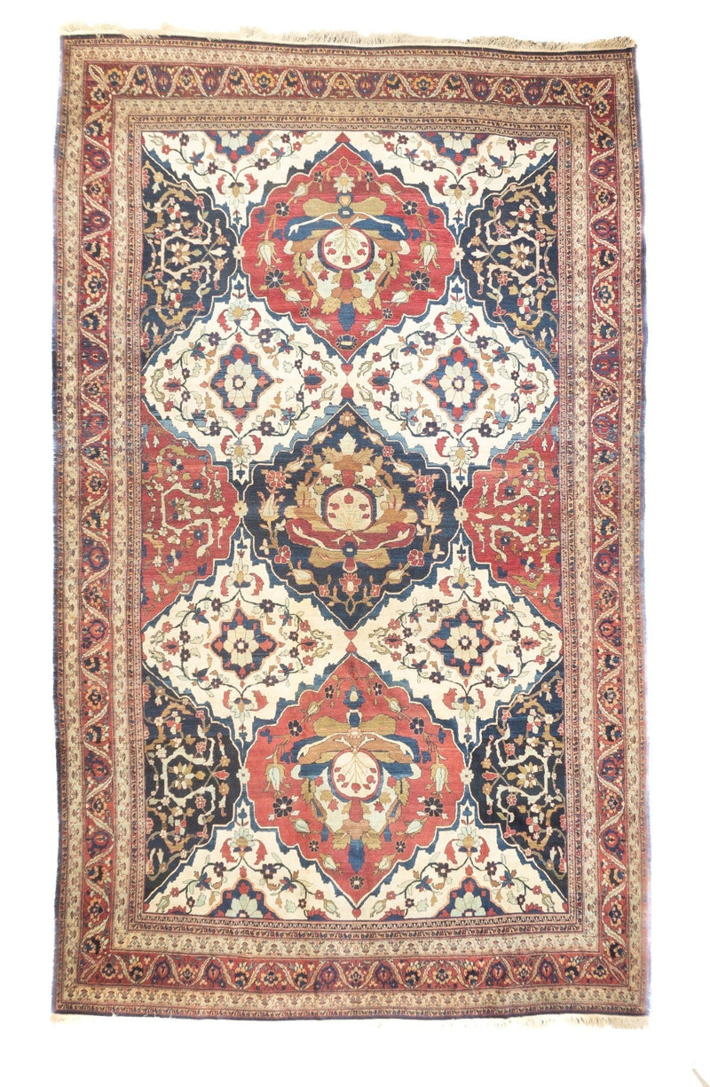 Antique Lavar Kerman Rug 8'11'' x 14'9''