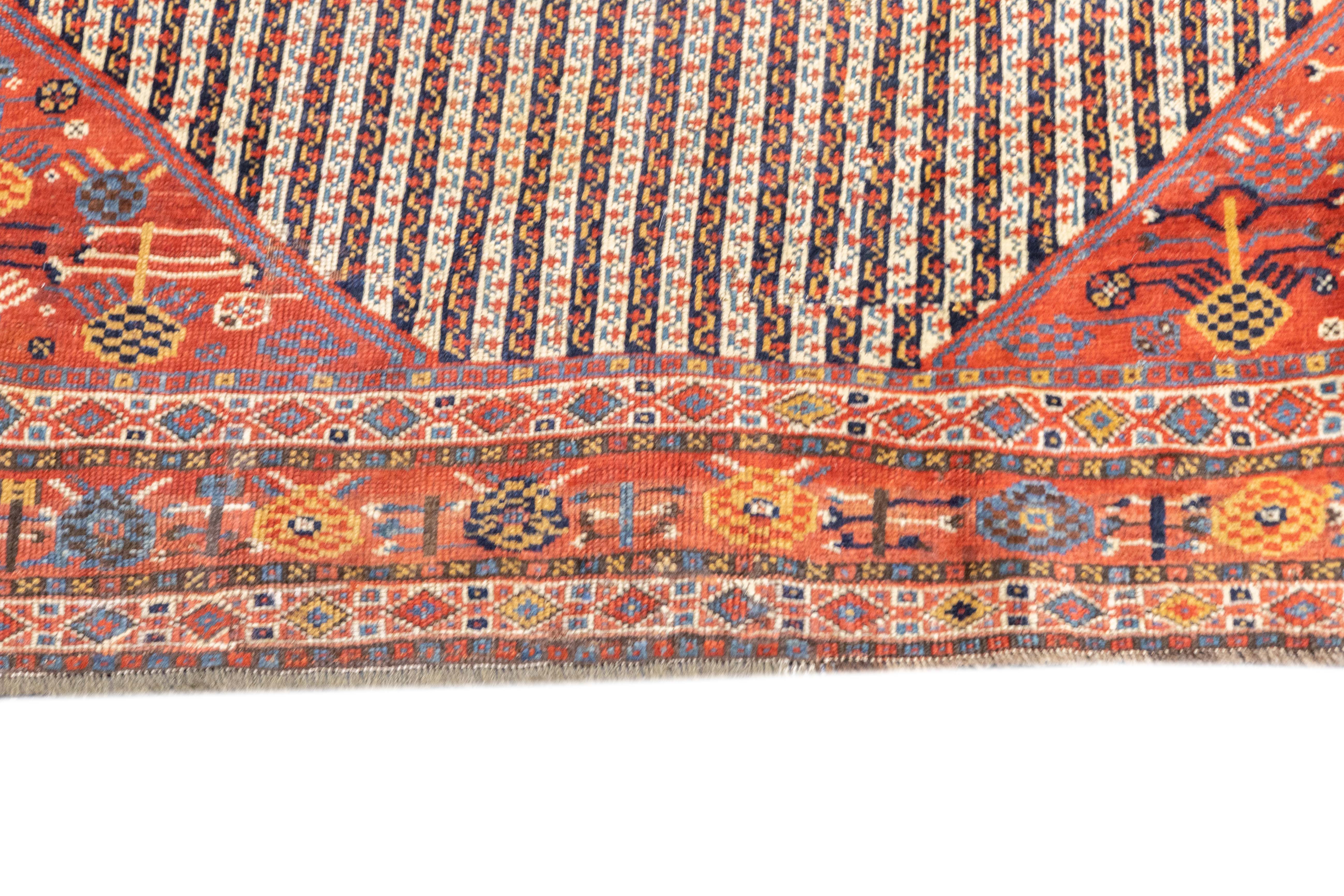 Antique Khamseh Rug 6'4'' x 15'9''