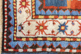 Antique Cloudband Kazak Rug 3'9'' x 7'9''