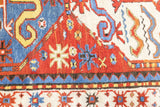 Antique Cloudband Kazak Rug 3'9'' x 7'9''
