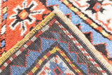 Antique Cloudband Kazak Rug 3'9'' x 7'9''