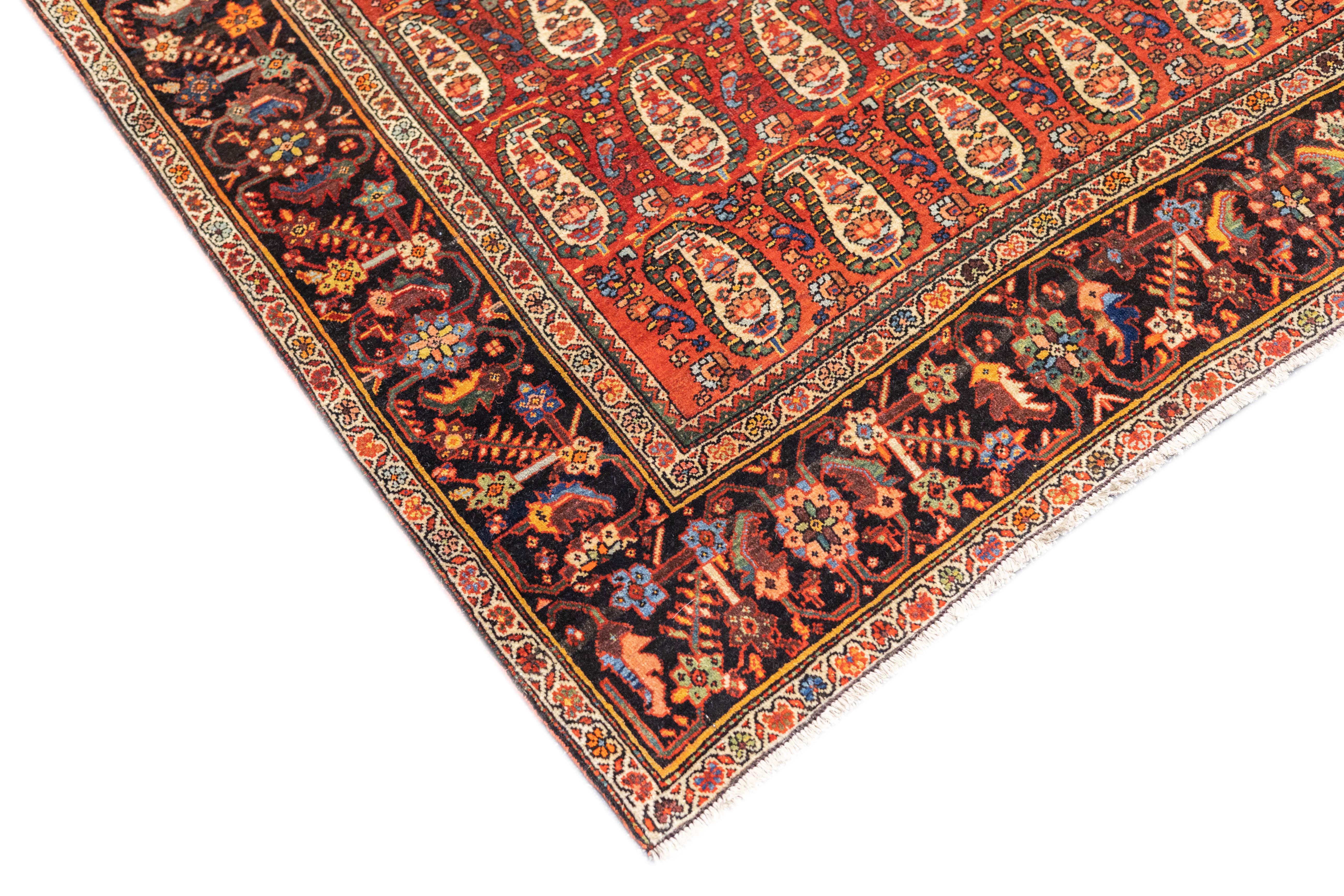 Antique Farahan Sarouk 4'4'' x 6'5''