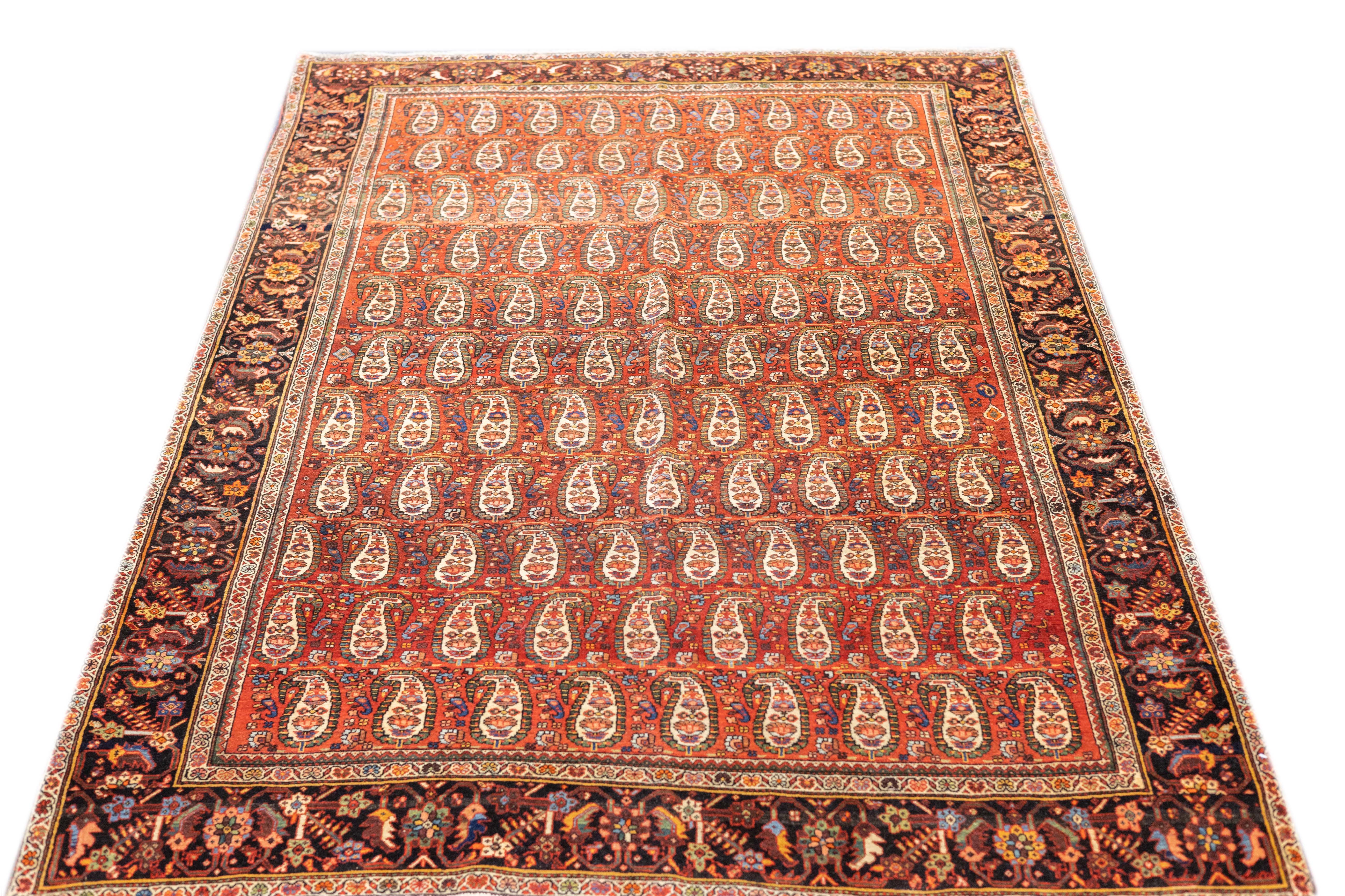 Antique Farahan Sarouk 4'4'' x 6'5''