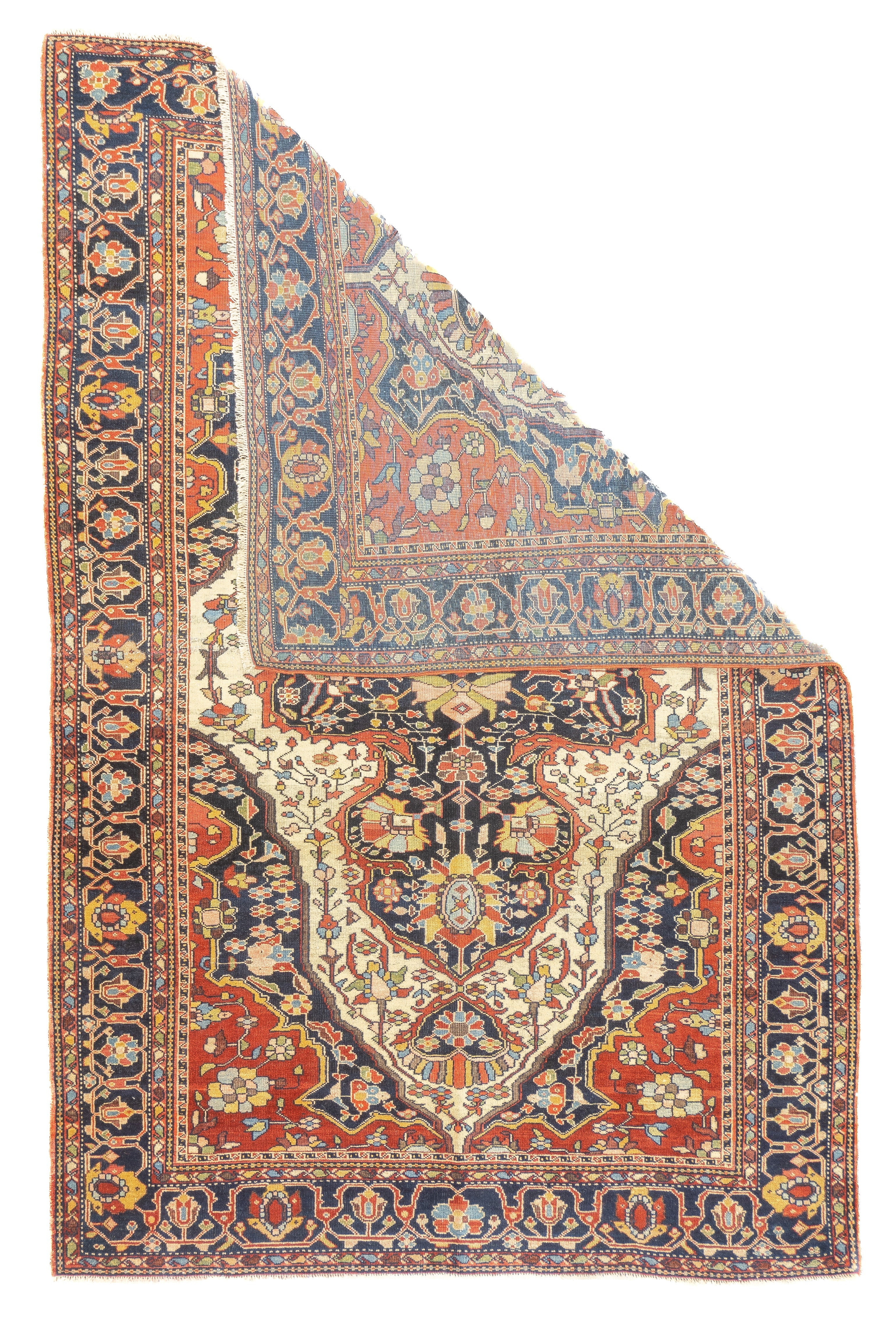 Antique Farahan Sarouk Rug 4'1'' x 6'0"