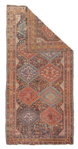 Antique Qashqai Rug 5'9'' x 11'8''