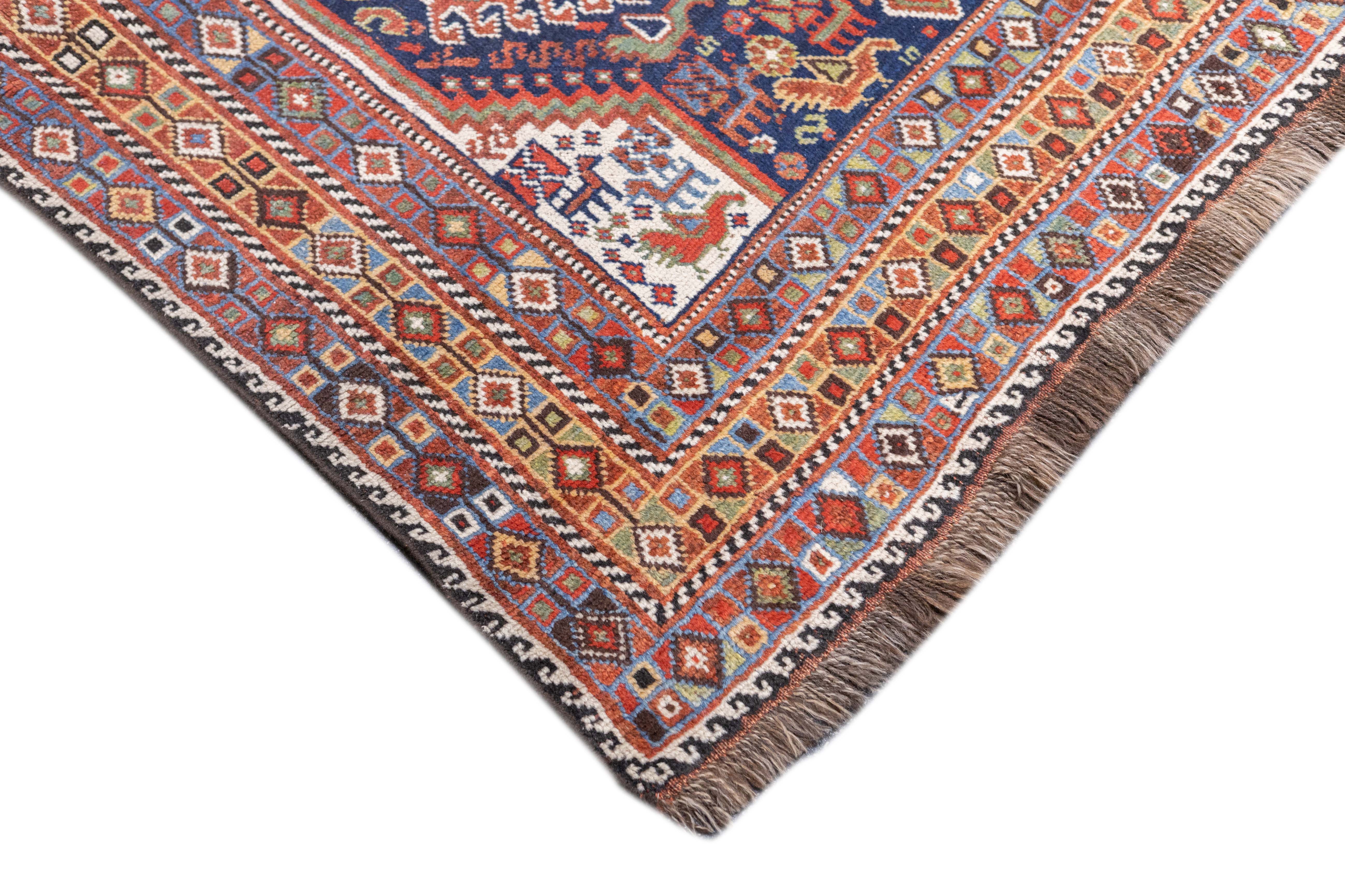 Antique Qashqai Rug 5'9'' x 11'8''