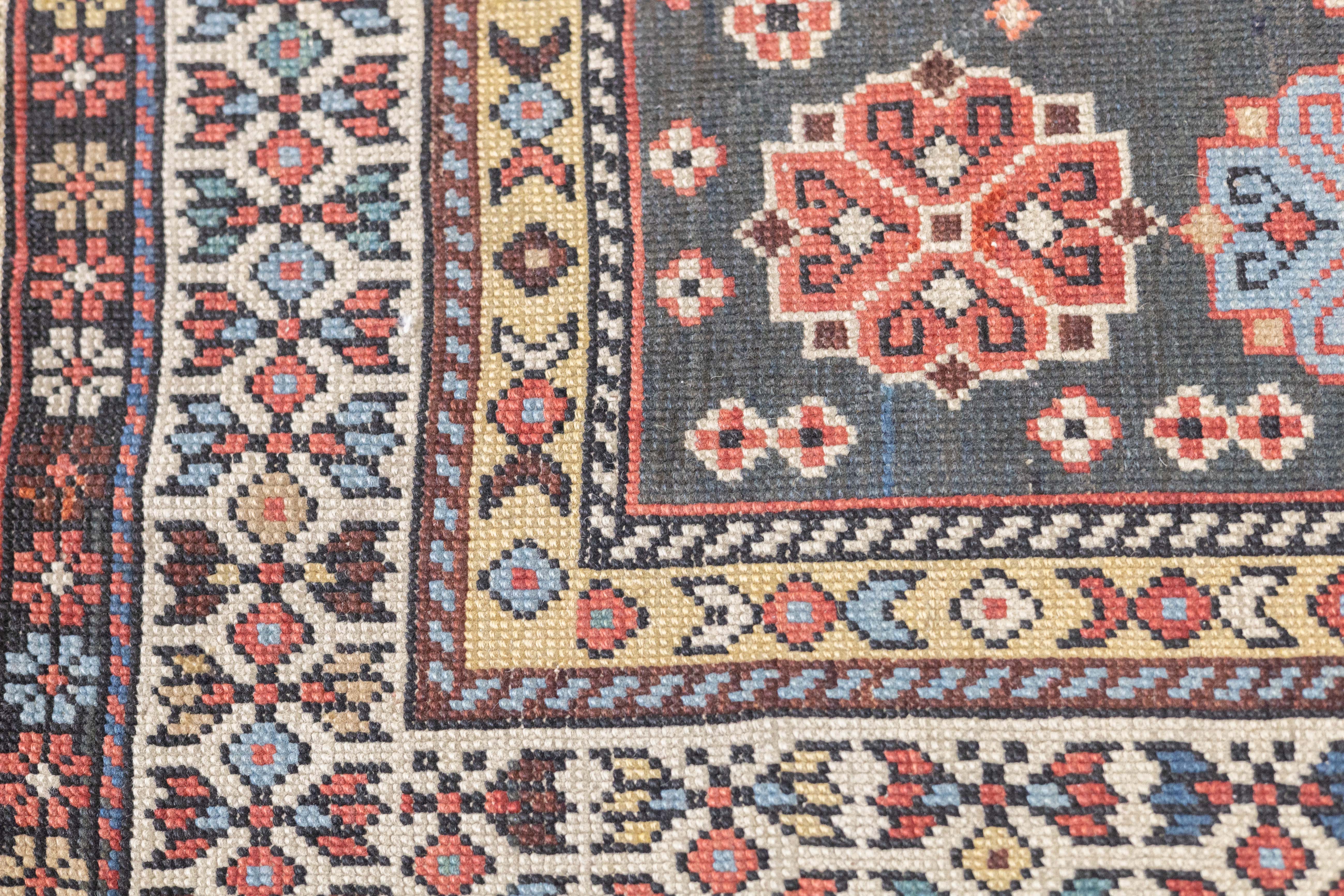 Antique Shirvan Rug 4'9'' x 10'2''