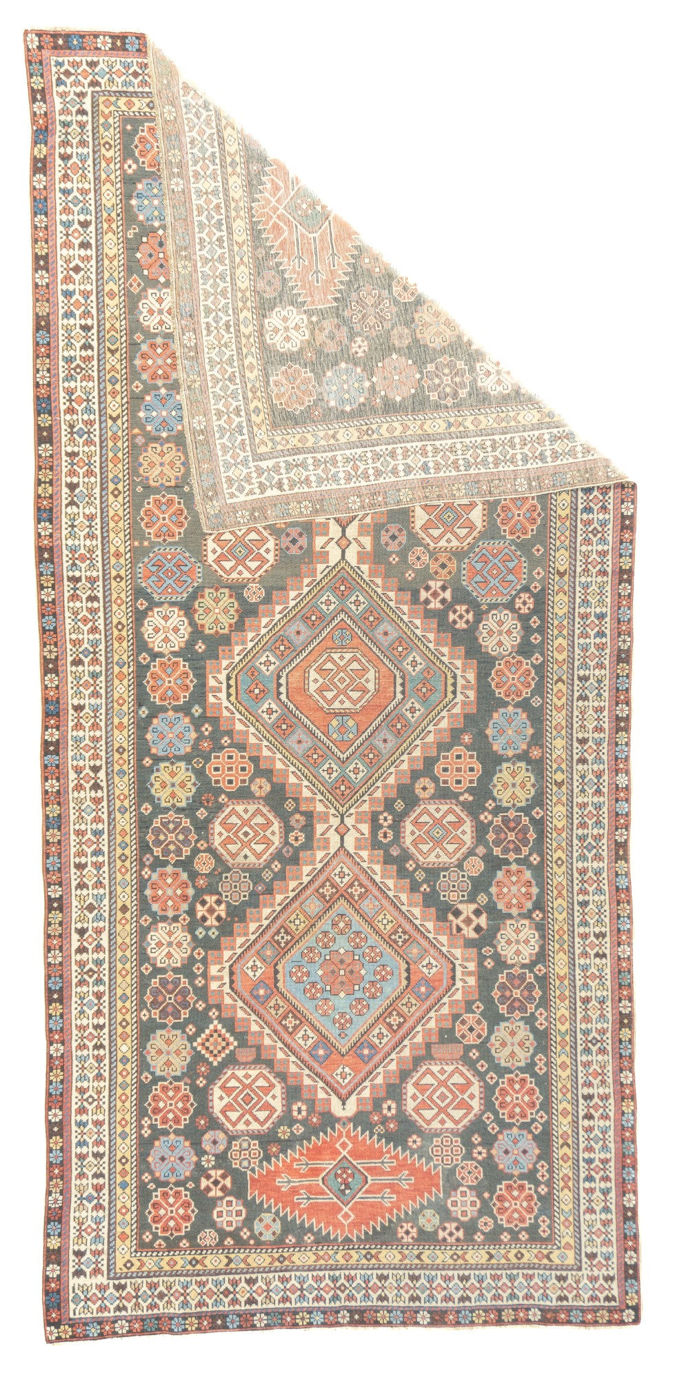 Antique Shirvan Rug 4'9'' x 10'2''
