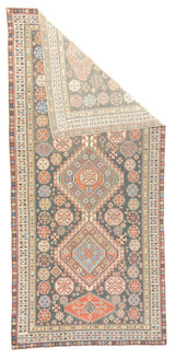Antique Shirvan Rug 4'9'' x 10'2''