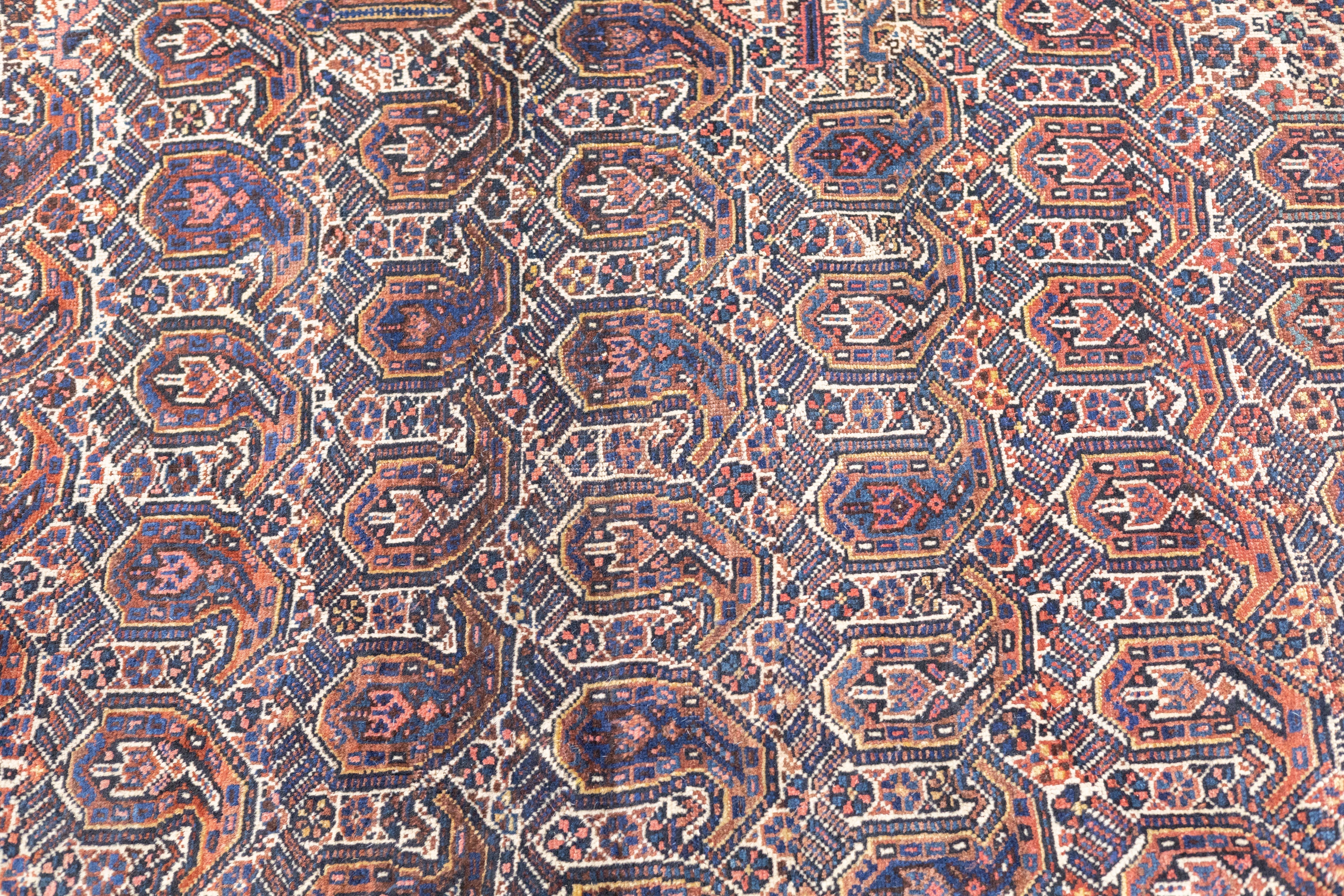 Antique Afshar Rug 5'2'' x 6'0"