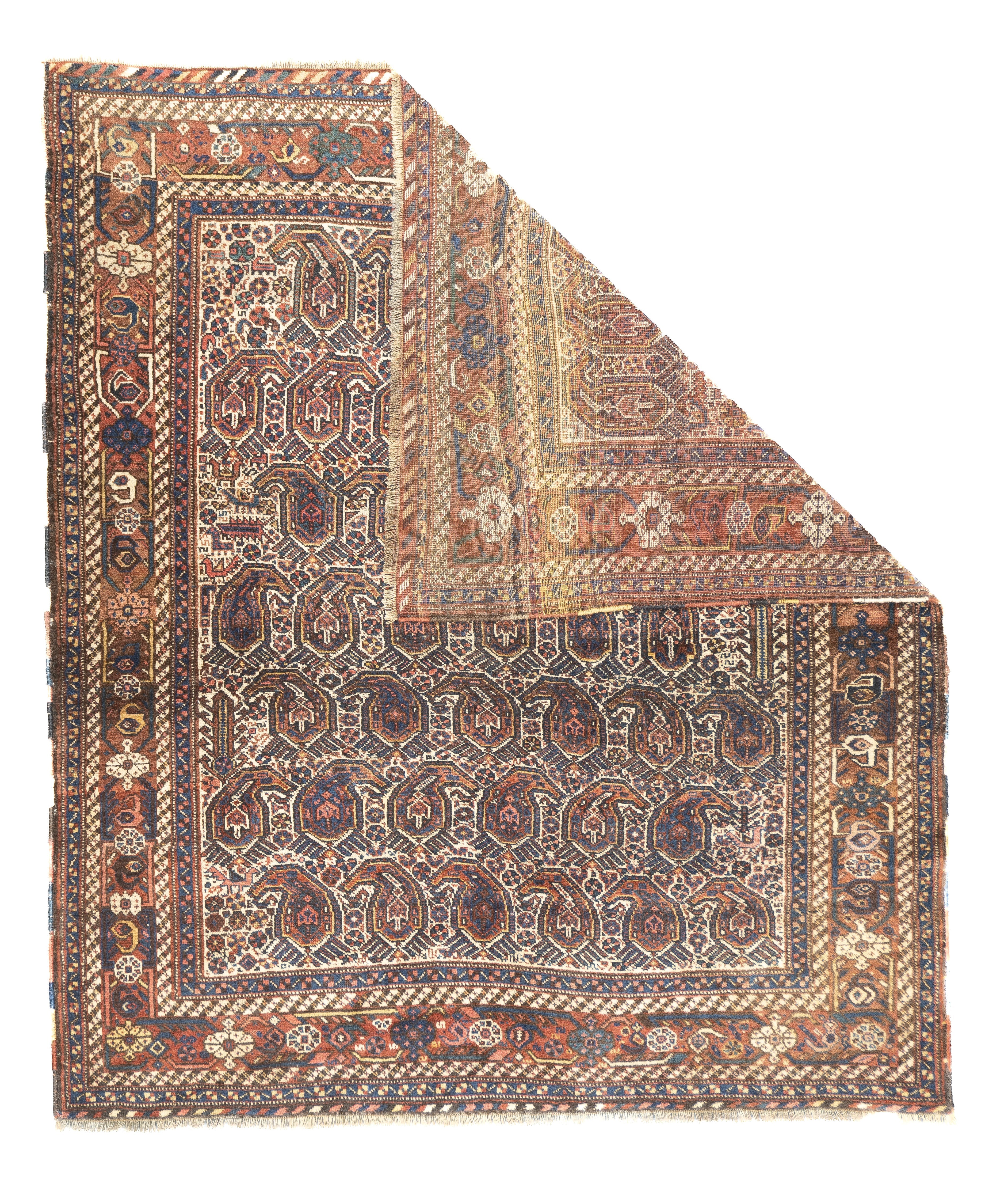 Antique Afshar Rug 5'2'' x 6'0"