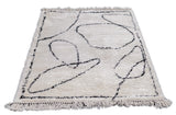 Vintage European Shag Rug 4'0" x 5'9''