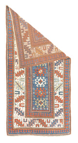 Antique Caucasian Kazak Rug 3'7'' x 6'9''