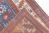 Antique Caucasian Kazak Rug 3'7'' x 6'9''