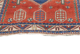 Antique Kazak Rug 4'3'' x 5'7''