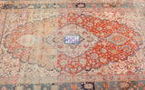 Antique Mohtasham Kashan Rug 4'4'' x 6'5''
