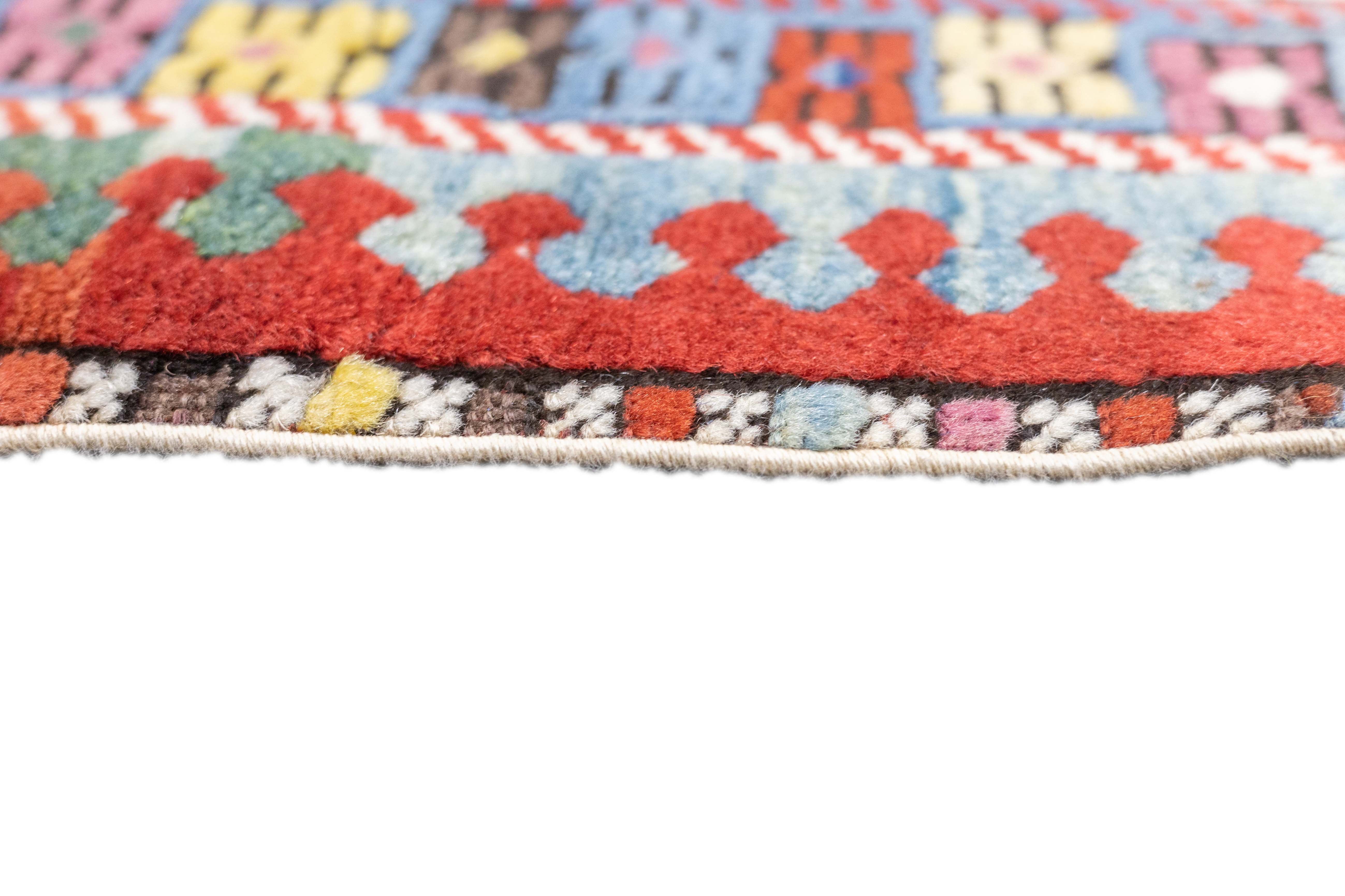 Antique Caucasian Kazak Rug 3'7'' x 7'7''