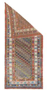 Antique Caucasian Kazak Rug 3'7'' x 7'7''