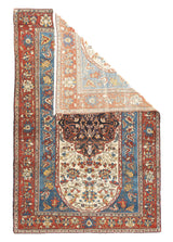 Antique  Farahan Sarouk Rug 4' 4" x 6' 6"