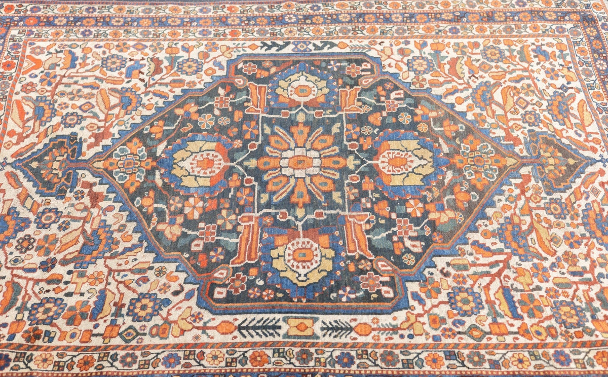 Antique Qashqai Rug 4'10'' x 6'0"