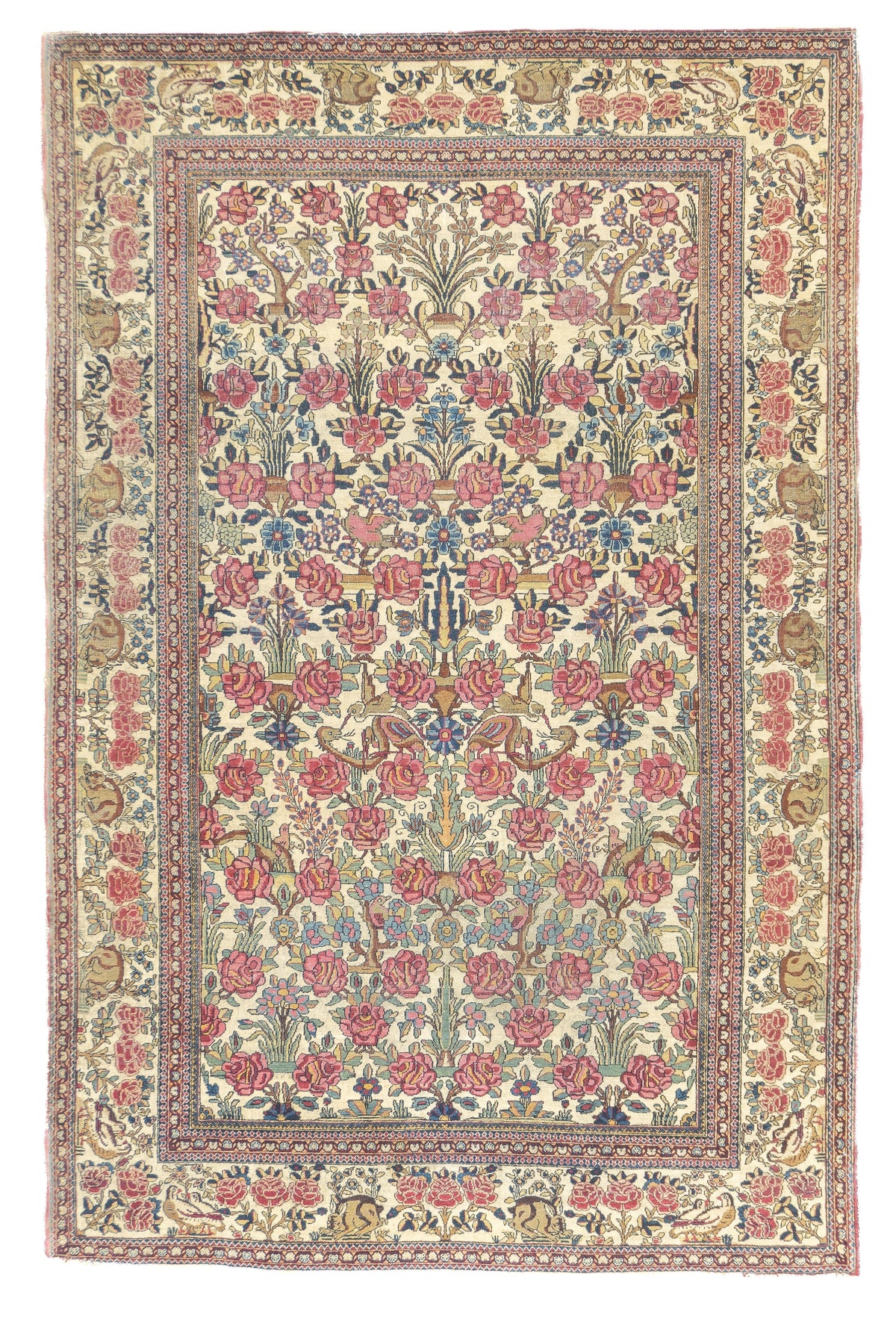 Antique Tehran Rug 4'7'' x 6'11''