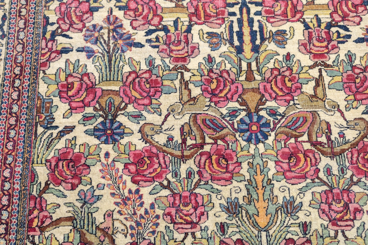Antique Tehran Rug 4'7'' x 6'11''