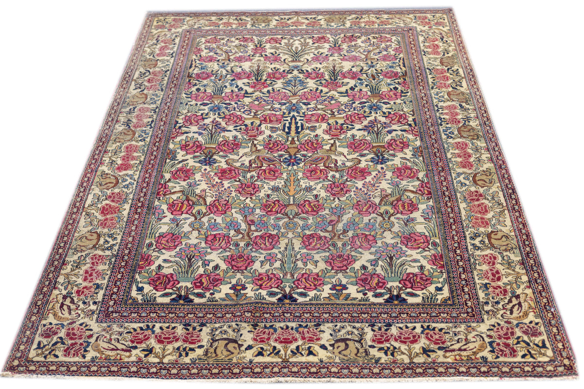 Antique Tehran Rug 4'7'' x 6'11''