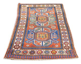 Antique Caucasian Kazak Rug 3'5'' x 6'3''