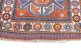 Antique Caucasian Kazak Rug 3'5'' x 6'3''