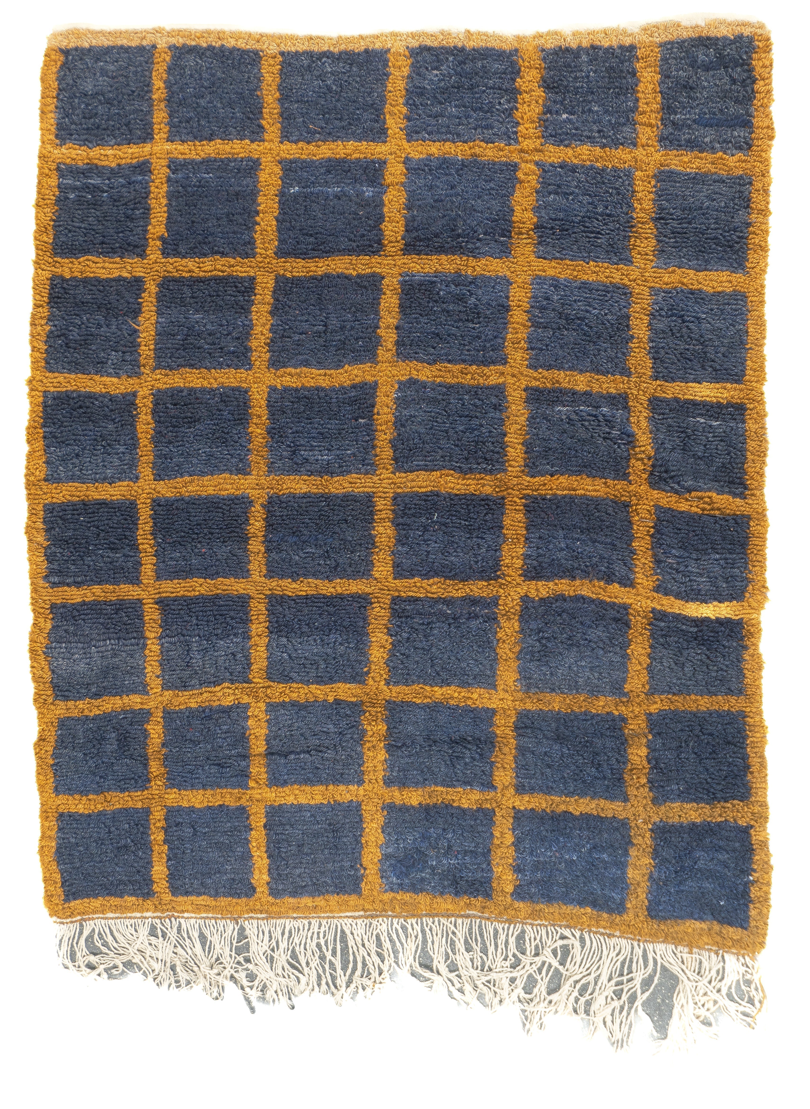 Vintage Swedish Rug 4'1'' x 4'10''