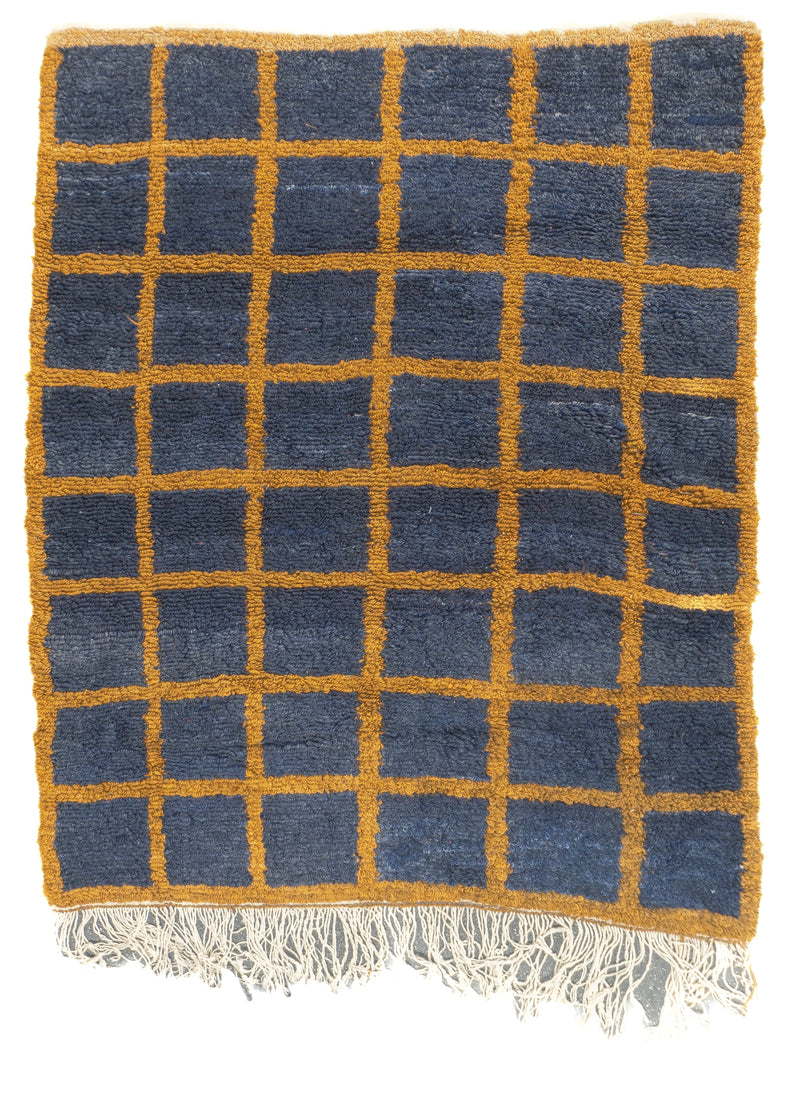 Vintage Swedish Rug 4'1'' x 4'10''
