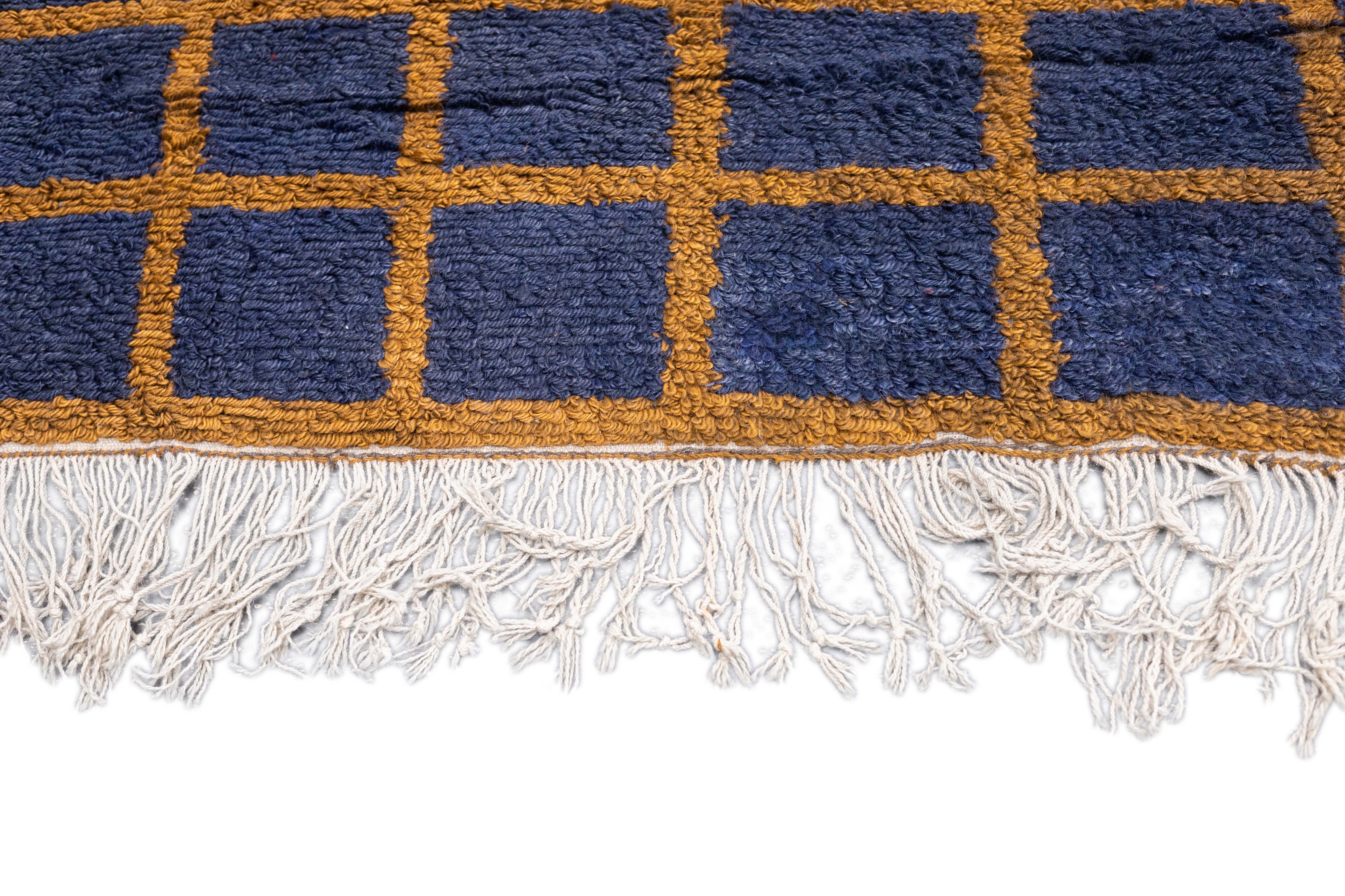 Vintage Swedish Rug 4'1'' x 4'10''