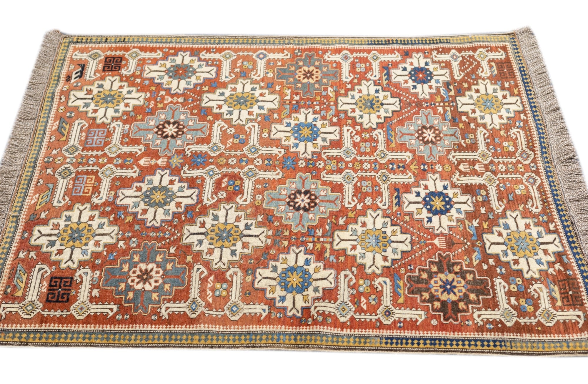Antique Shirvan Rug 3'5'' x 4'3''