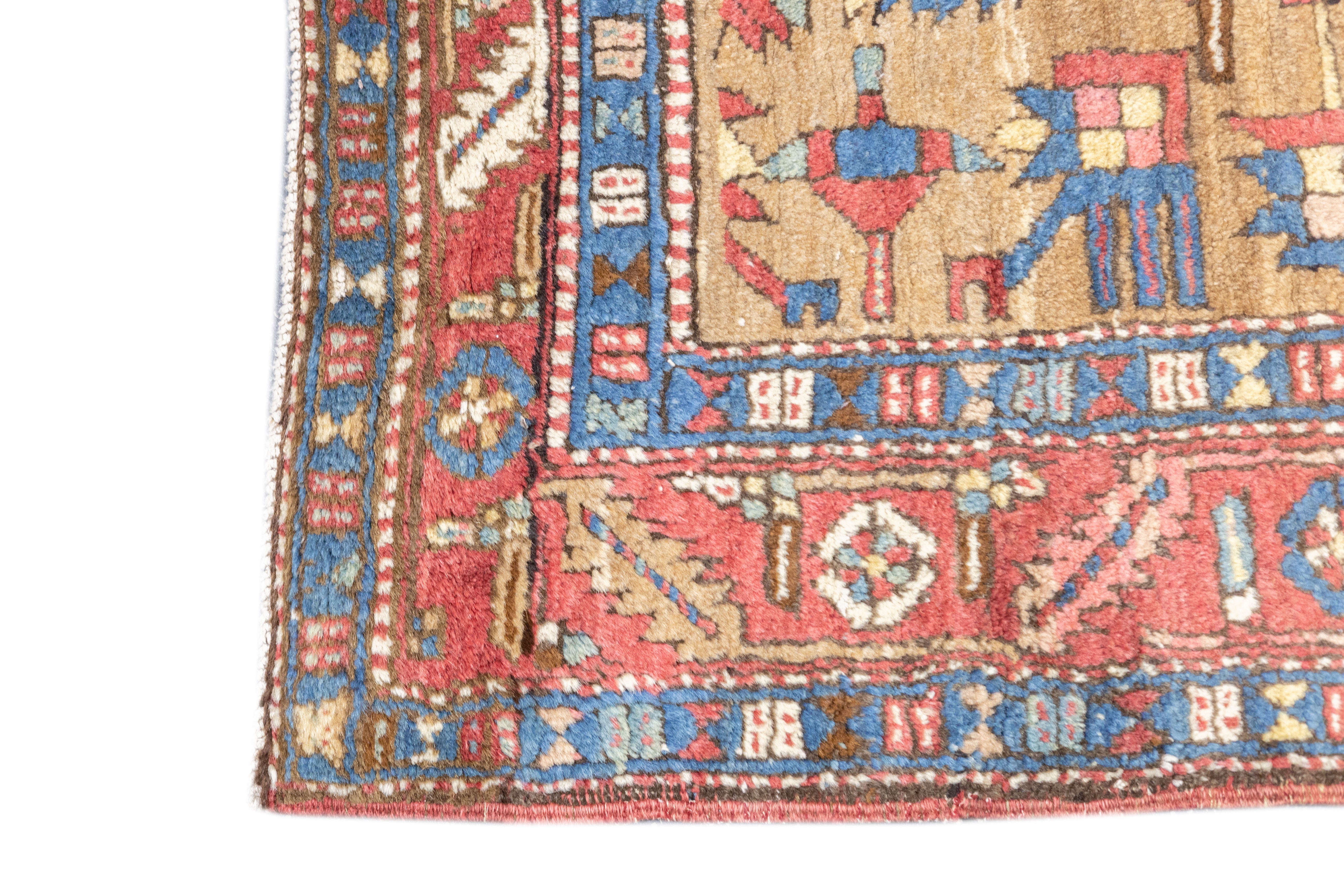 Antique Bakhshayesh Rug 3' x 12'11''