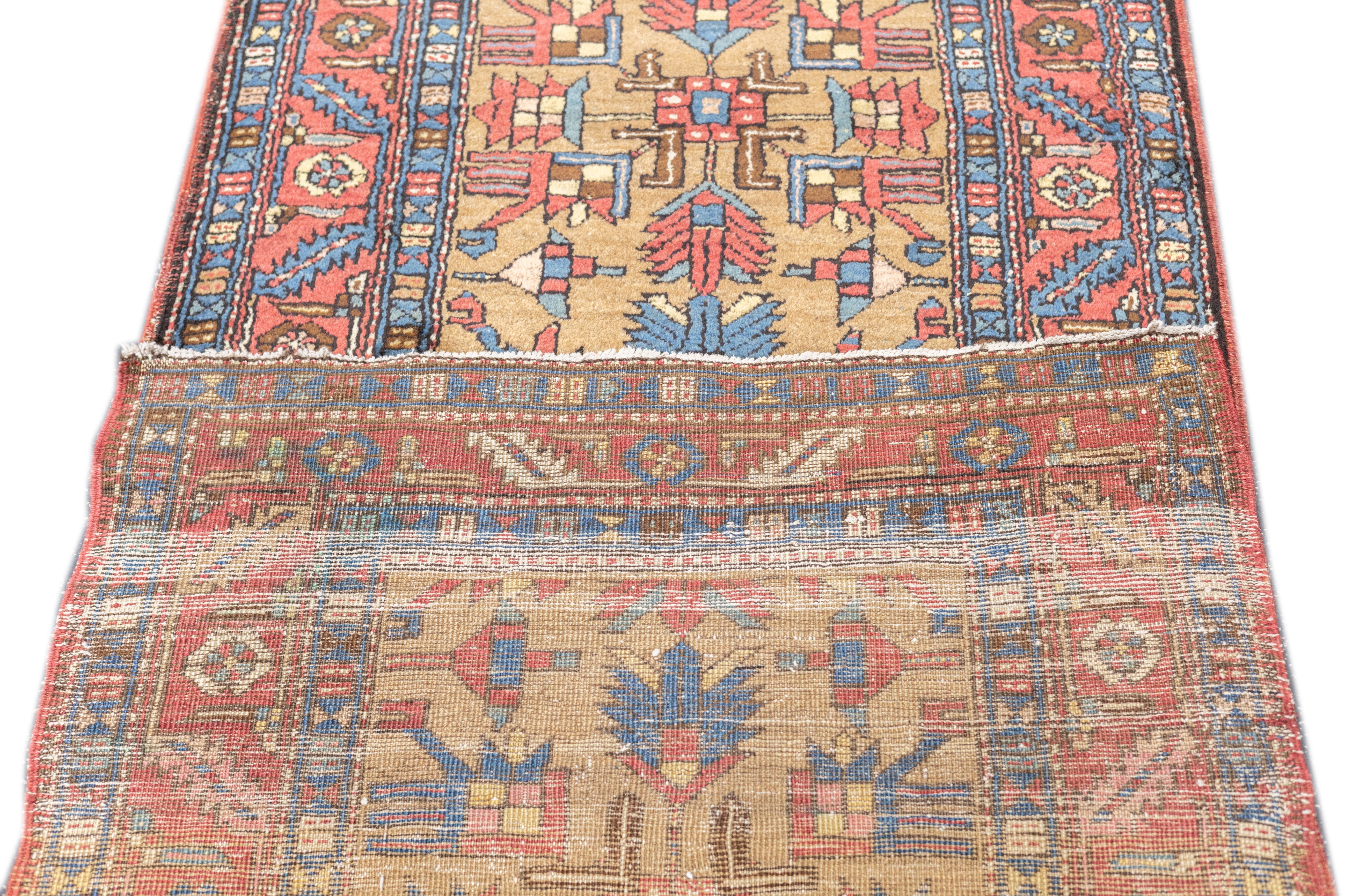 Antique Bakhshayesh Rug 3' x 12'11''