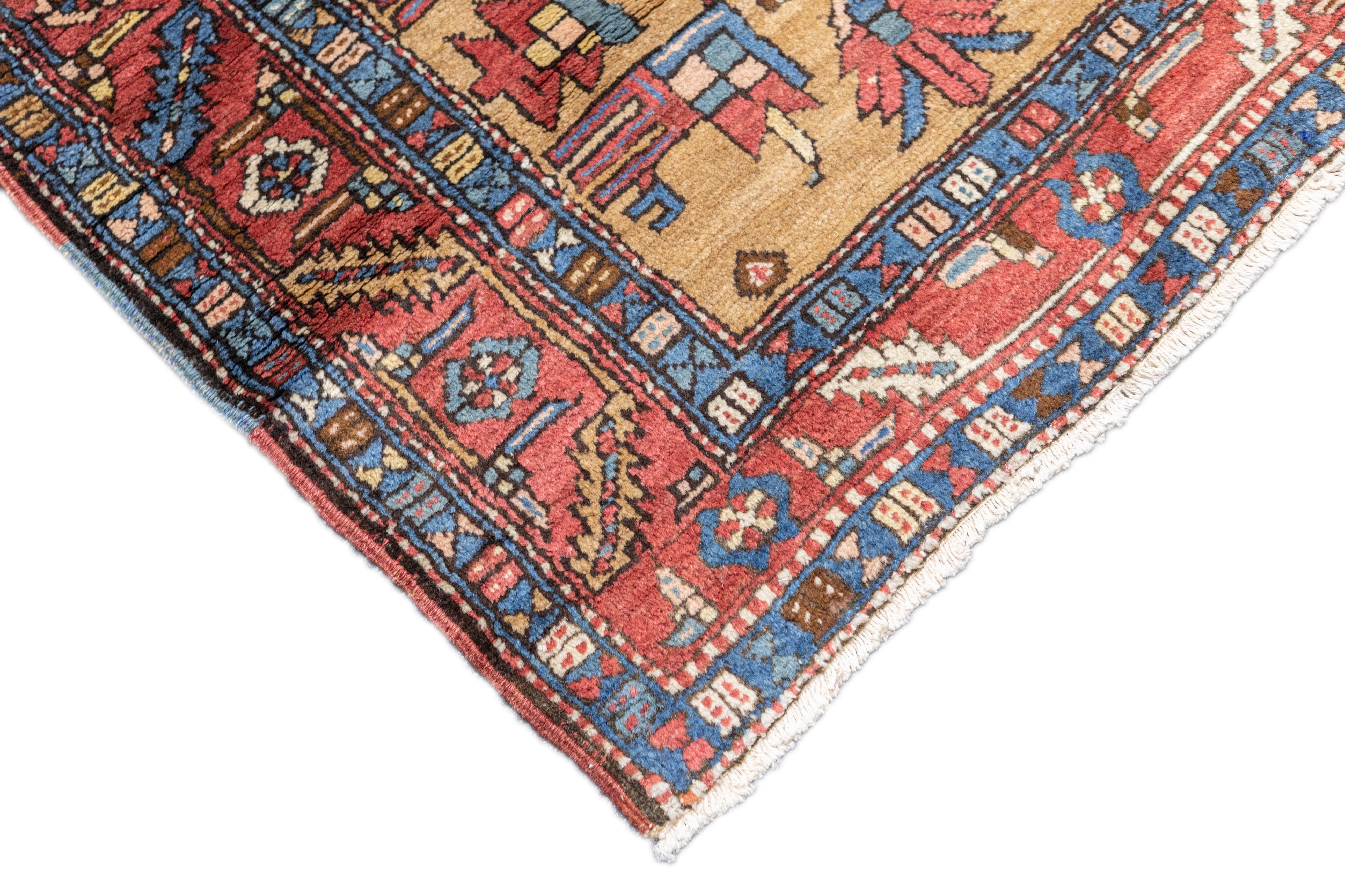 Antique Bakhshayesh Rug 3' x 12'11''