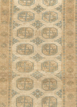 Vintage Turkmen Rug 4'4'' x 6'3''