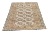 Vintage Turkmen Rug 4'4'' x 6'3''