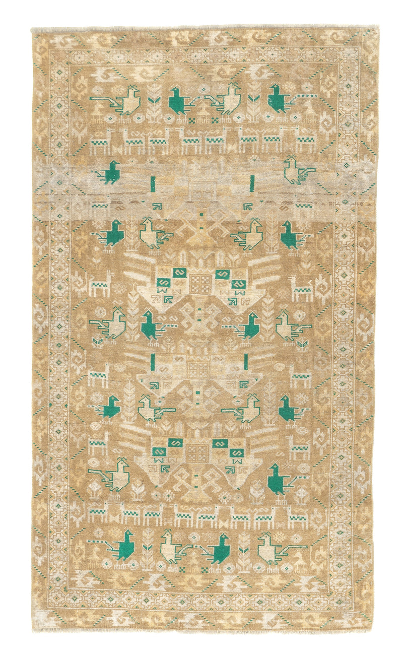 Antique Malayer Rug 3'5'' x 6'1''