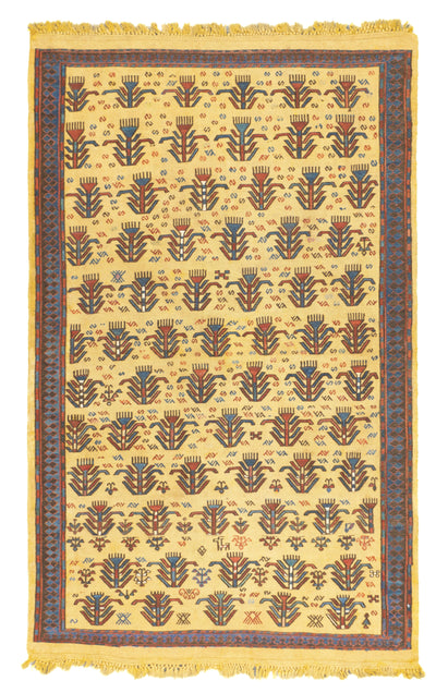 Antique Sumak Rug 3'4'' x 5'4''