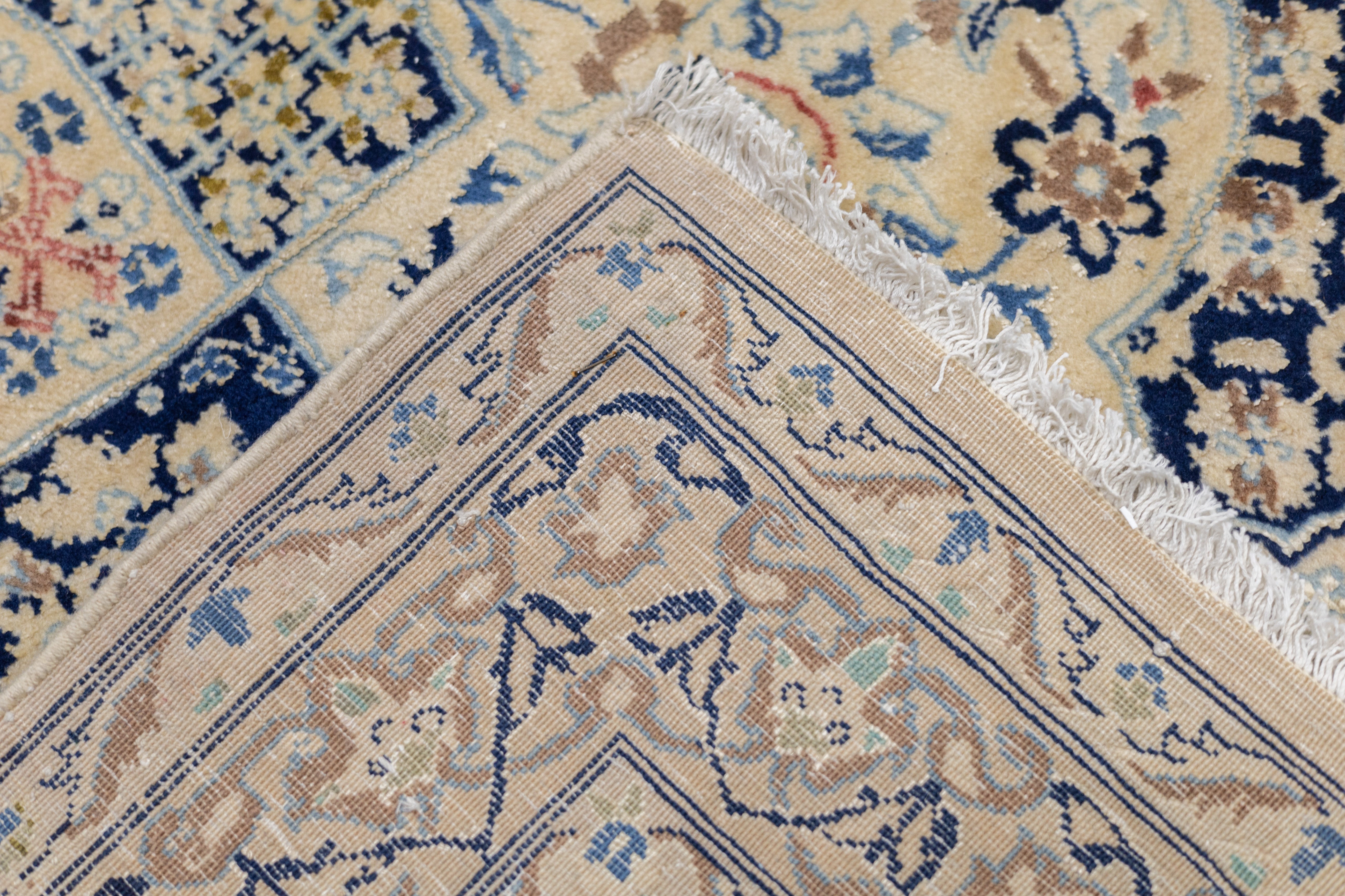 Extremely Fine  Nain Habibian Wool and Silk Rug 10'10'' x 16'5''
