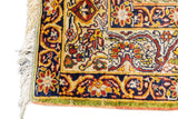 Antique Silk Kerman Rug 4'5'' x 6'3''