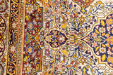 Antique Silk Kerman Rug 4'5'' x 6'3''