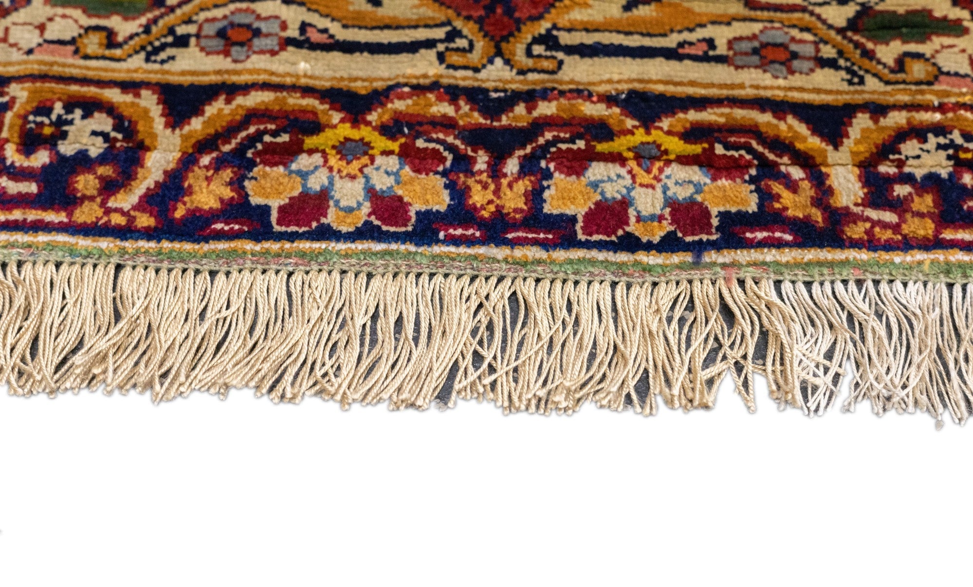 Antique Silk Kerman Rug 4'5'' x 6'3''