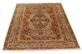 Antique Silk Kerman Rug 4'5'' x 6'3''