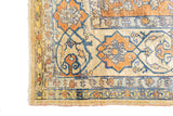 Antique Silk  Heriz Rug 4' 6" x 5' 10"