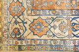 Antique Silk  Heriz Rug 4' 6" x 5' 10"