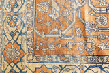 Antique Silk  Heriz Rug 4' 6" x 5' 10"