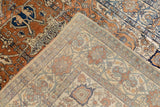 Antique Silk  Heriz Rug 4' 6" x 5' 10"