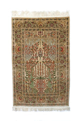 Antique Silk Hereke Rug 3' 4'' x 5' 1"